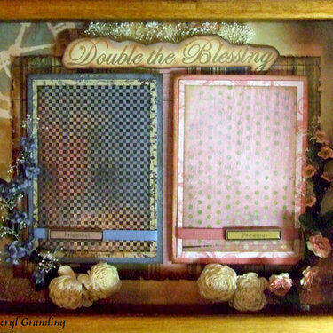 Shadow Box Frame ~ Baby Shower