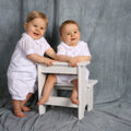 Jay & Nick in Baptism Outfits