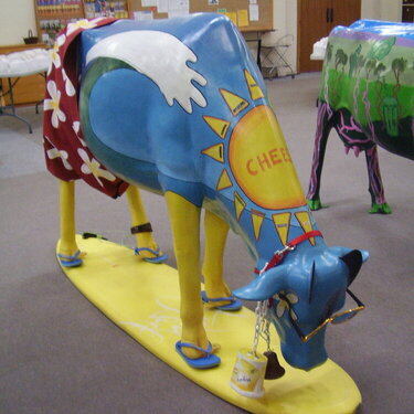 Bells the Surfing Cow