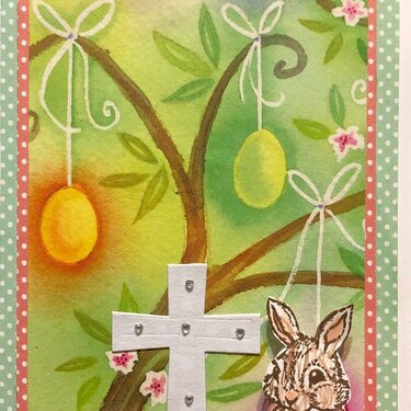 Slimline Easter Card for Sue
