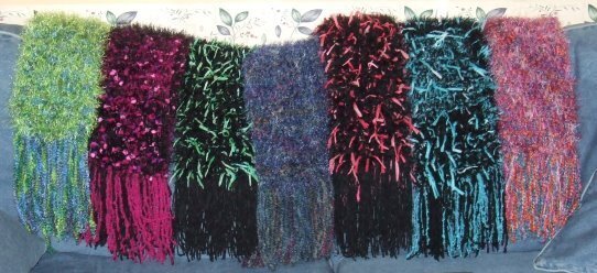 Knit scarves