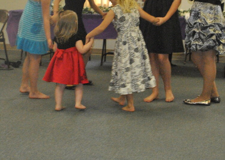 Bay stealing the show at the wedding