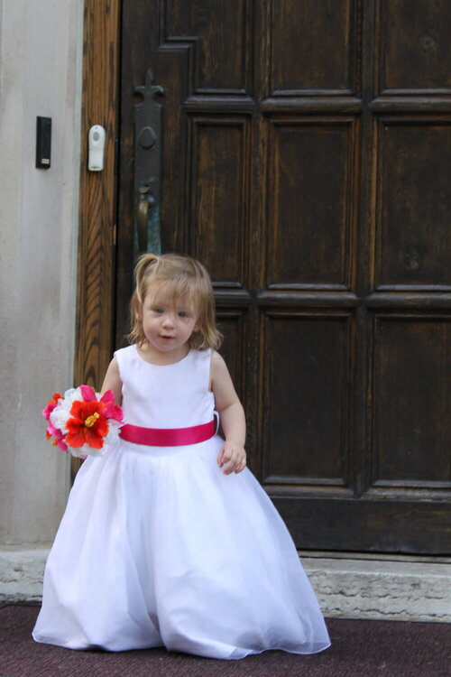 bay as flower girl