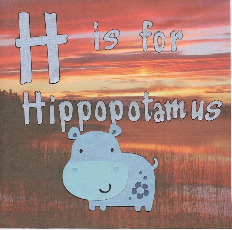 Hi is for Hippopotamus