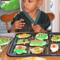 Amir making cookies