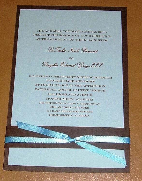 LaTasha Invitation