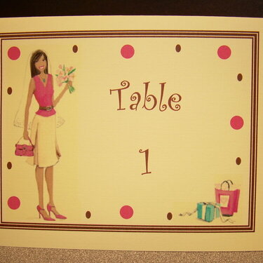 Table Tent card