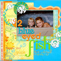 2 blue eyed fish
