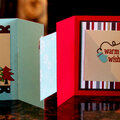 gatefold Christmas cards (inside)