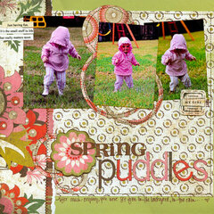 spring puddles {BG Newsletter sketch}