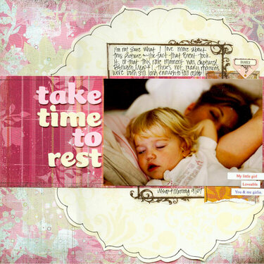 take time to rest