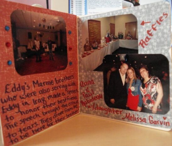 board book (raffles and family pic and Eddy&#039;s BF&#039;s)