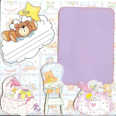 Another mini layout for my close friends daughters book