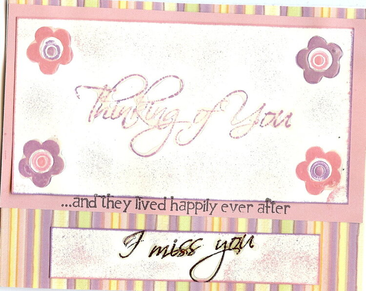 Thinking of You - card