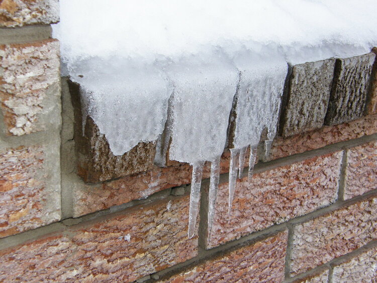 Dec 19th Window icicles