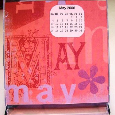 May calendar page