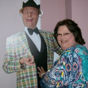 Me and Red Skelton  (NOT!)