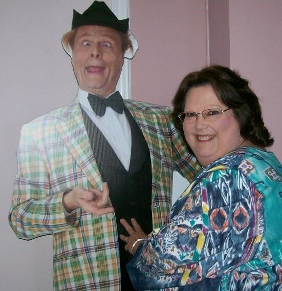 Me and Red Skelton  (NOT!)