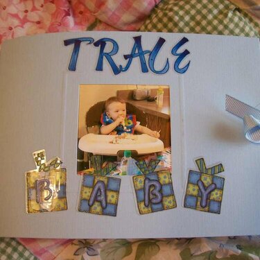 Trace&#039;s 1st Birthday Book