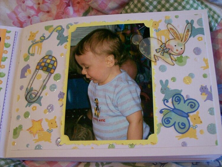 Trace&#039;s 1st Birthday Book