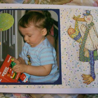 Trace&#039;s 1st Birthday Book