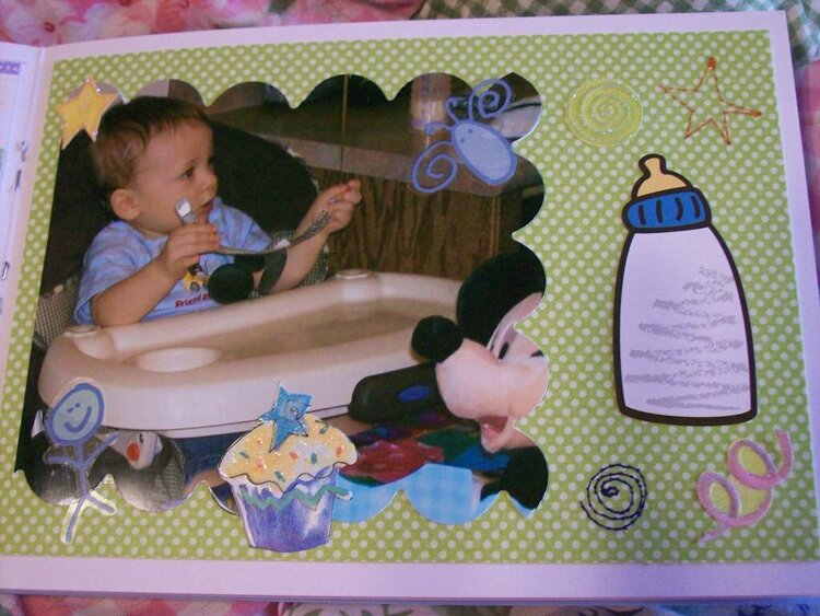 Trace&#039;s 1st Birthday Book