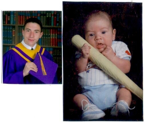 My Nephew John Then and Now!