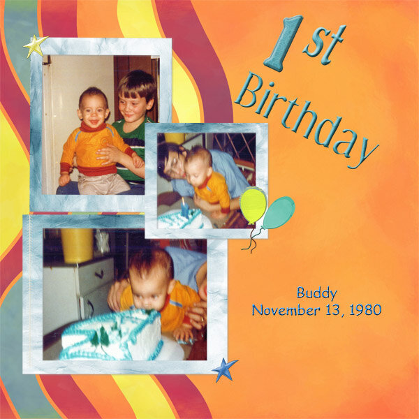 Buddy&#039;s 1st Birthday