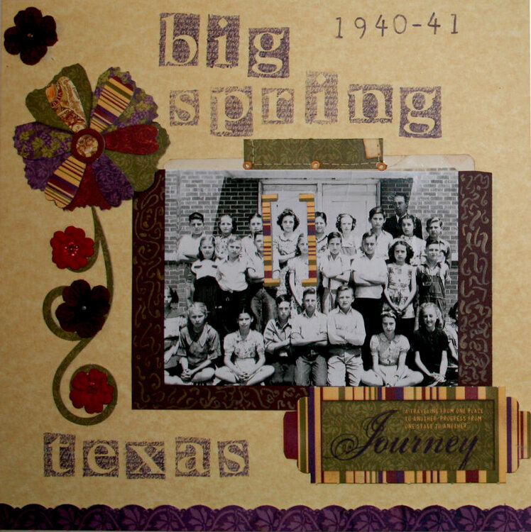 Big Spring, Texas  1940-41