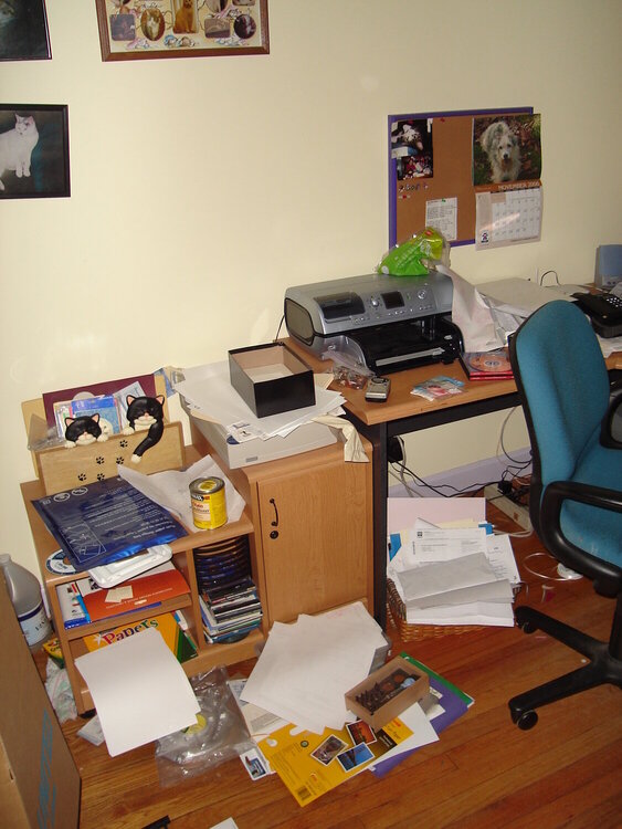 Desk Before