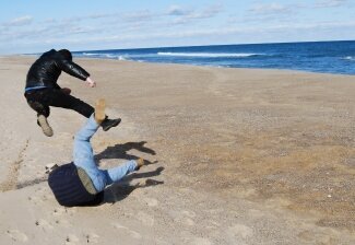 Martial Arts on the Beach