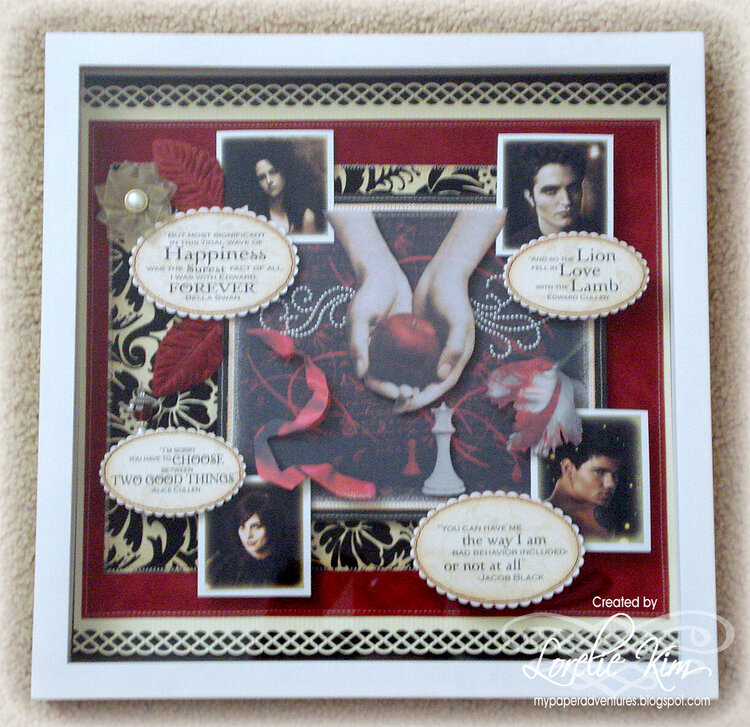 Twilight Saga Shadowbox Frame