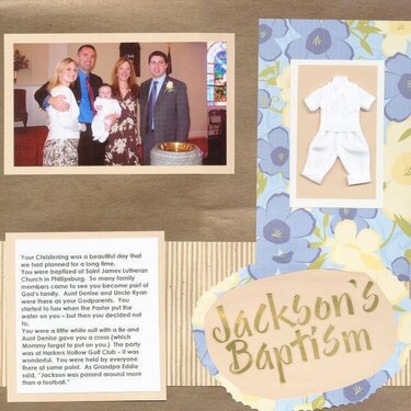 Jackson's Baptism