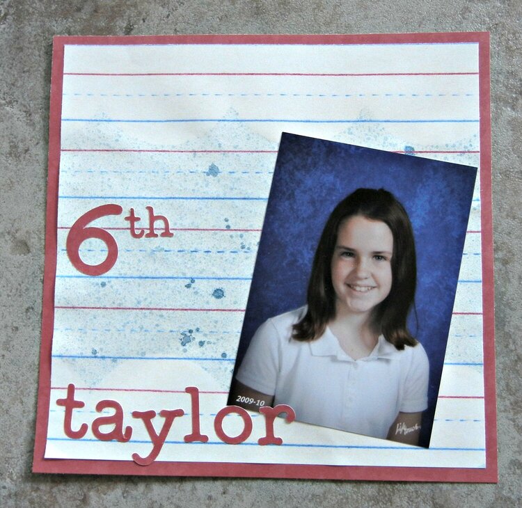 Taylor 6th grade misting