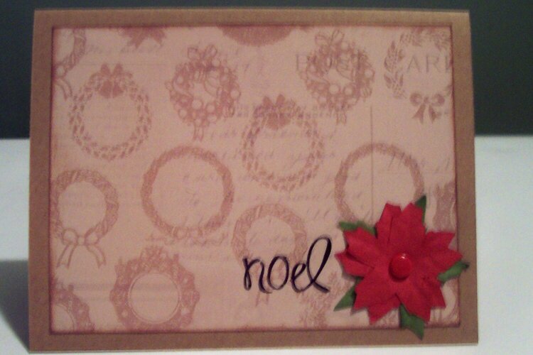 Noel Christmas card