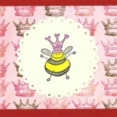 queen bee card