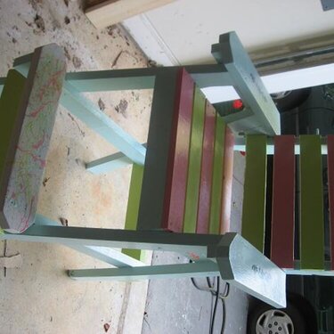 My renovated beach chair!