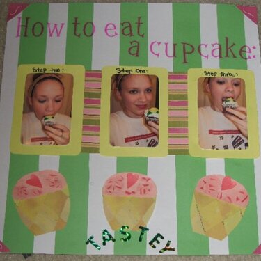 How to eat a cupcake