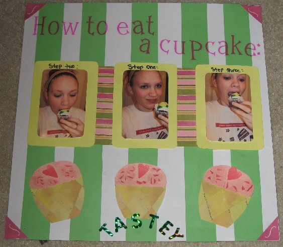 How to eat a cupcake