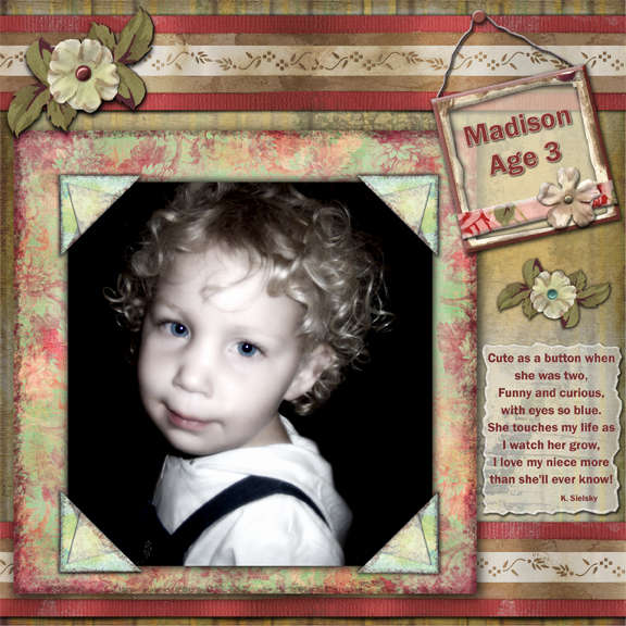 Madison Age 3