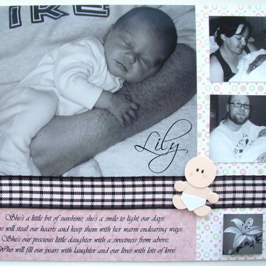Baby Card - Lily
