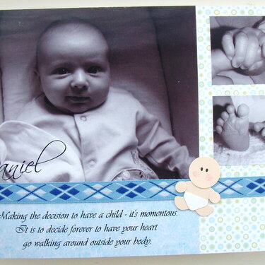 Baby Card - Daniel