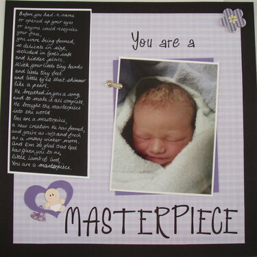 You are a MASTERPIECE