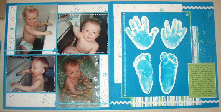 My 1st Birthday - page 4 + 5