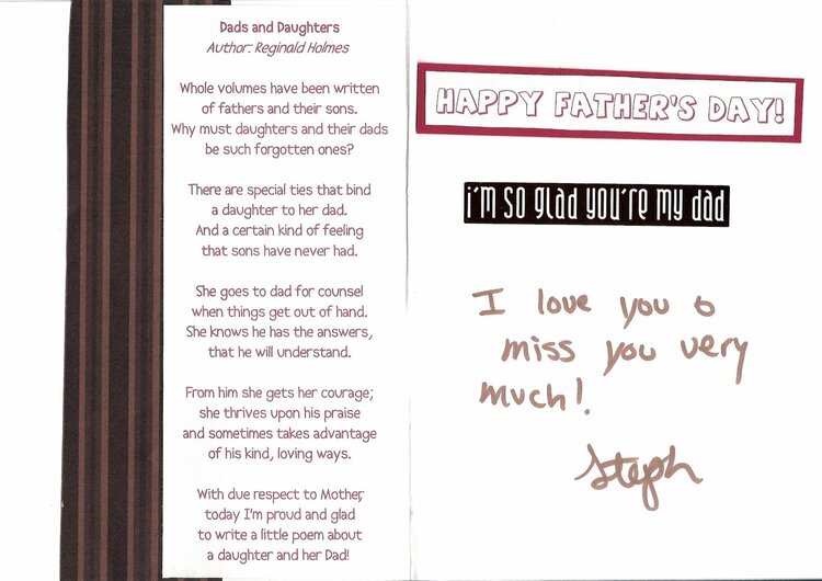 Father&#039;s Day card