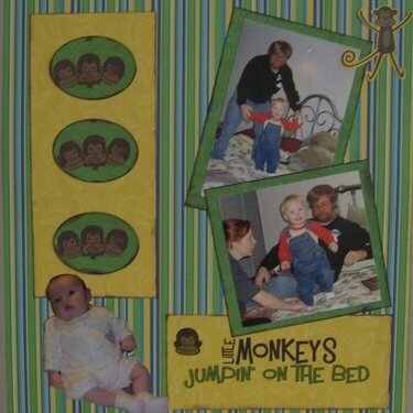 Little Monkeys jumpin on the bed 2