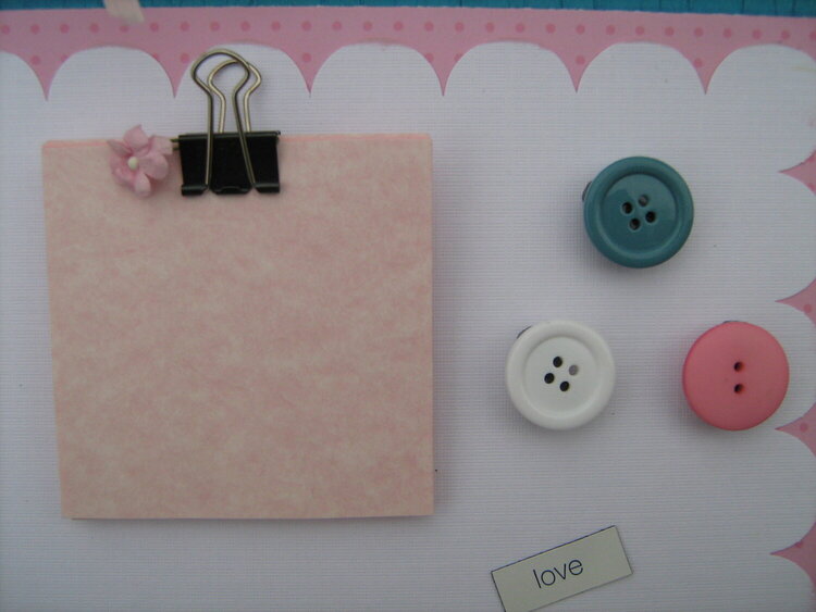 Altered Cookie Sheet - notepad &amp; button magnets