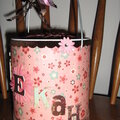 Altered Paint Can for Carolina Girl (front)