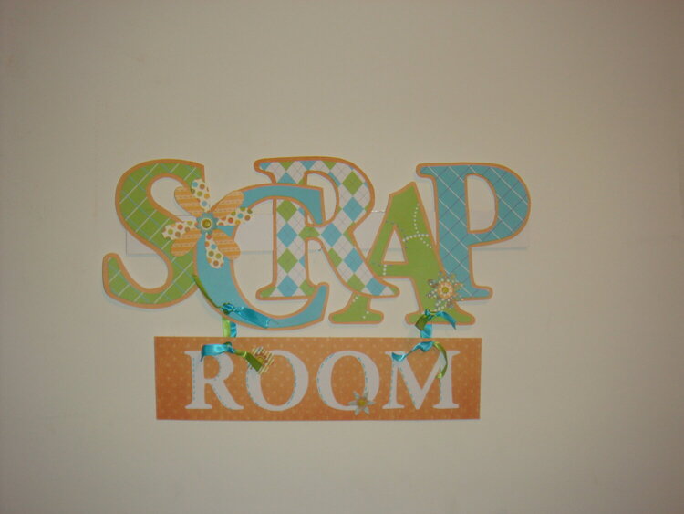 Scrap Room Sign