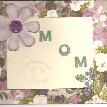 Mom&#039;s day card for mom